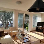 Family Seaside Holm Oak Villa With Private Rocky Beach